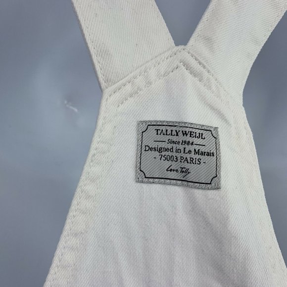 Tally Weijl Womens Overalls 38 White  Distressed - Picture 5 of 8